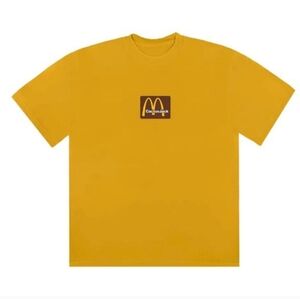 Cactus Jack by Travis Scott Sesame Inv II T-Shirt Gold NEW Size Small